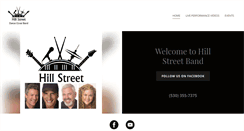 Desktop Screenshot of hillstreetband.com
